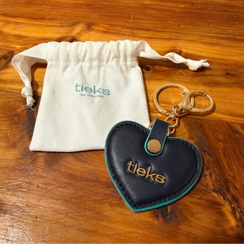Tieks California Navy Leather Heart Keychain 2025 Advent Calendar